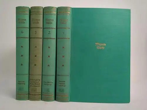 Buch: Conrad Ferdinand Meyers Sämtliche Werke, Bong & Co., 4 Bände