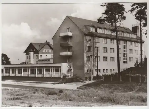 AK Lychen. FDGB-Erholungsheim Bertolt Brecht Gaststätte und Bettenhaus, 1977
