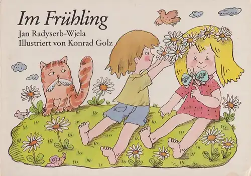 Buch: Im Frühling, Radyserb-Wjela, 1988, Domowina-Verlag, gebraucht, gut