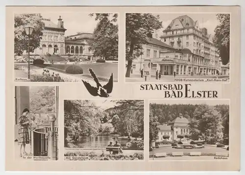 AK Staatsbad Bad Elster, ca. 1965, Bild und Heimat, ungelaufen, gebraucht, gut