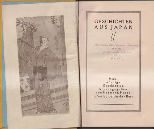 Buch: Merkwürdige Geschichten, Band 3 - Geschichten aus Japan, Hermann Hesse