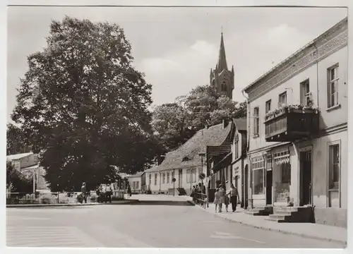 AK Feldberg (Meckl.) Fürstenberger Straße, ca. 1979, Bild und Heimat, ungelaufen