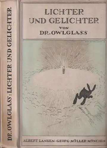 Buch: Lichter und Gelichter, Dr. Owlglass, 1931, Albert Langen / Georg Müller