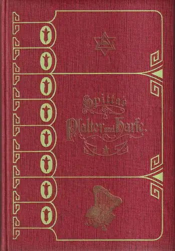 Buch: Psalter und Harfe, Sitta, K. J. Ph., 1906, Max Hesses Verlag, guter Zust.