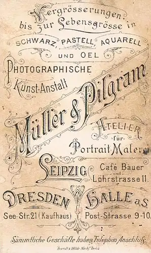 Fotografie Müller & Pilgram - Portrait Junger Knabe, Fotografie
