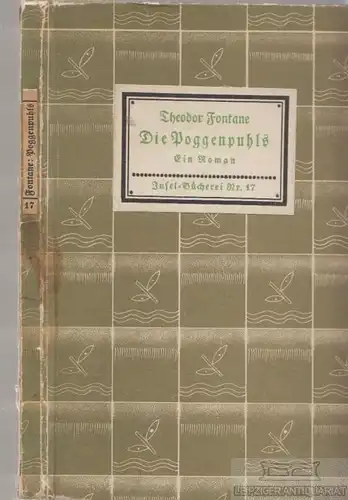 Insel-Bücherei 17, Die Poggenpuhls, Fontane, Theodor, Insel Verlag, Roman