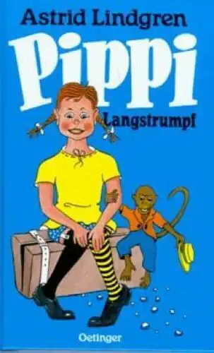 Buch: Pippi Langstrumpf, Lindgren, Astrid. 1986, Verlag Friedrich Oetinger