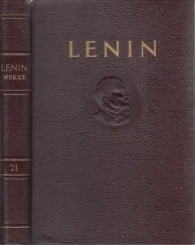Buch: Werke. Band 21, Lenin, W.I. 1970, Dietz Verlag, gebraucht, gut