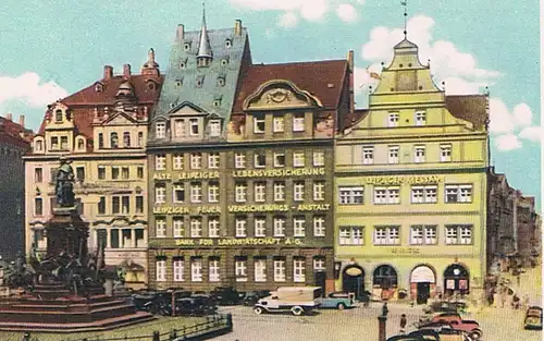 AK Leipzig. Markt, Postkarte. Nr. 5016, Kunstverlag Fr. Lindner, gebrauch 274534