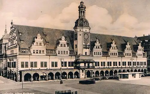 AK Leipzig. Altes Rathaus, Postkarte, Foto-Postkarten-Verlag Kurt Daniel