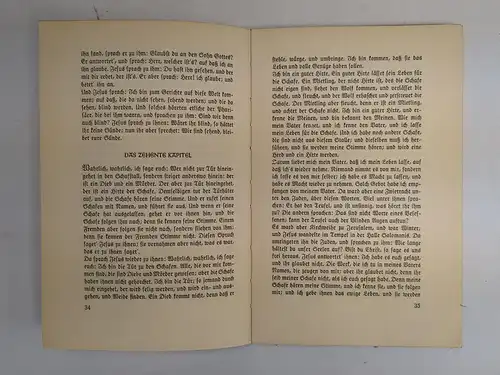 Insel-Bücherei 127, Das Evangelium und die Briefe Sankt Johannis, Insel Verlag