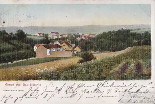 AK Gruss aus Bad Köstritz. ca. 1906, Postkarte. Ca. 1906, Verlag Louis & Glaser
