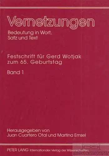 Buch: Vernetzungen, Otal, Juan Cuartero / Emsel, Martina. 2007