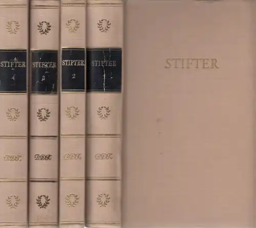Buch: Stifters Werke in vier Bänden, Stifter, Adalbert. 4 Bände, 1961