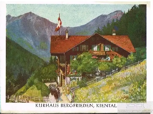 Buch: Kurhaus Bergfrieden, Kiental - 1000 Meter ü. M. - Berner Oberland