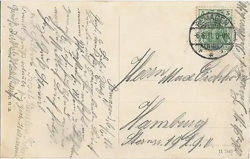 AK Remagen a. Rhein. Apollinariskirche. ca. 1911, Postkarte. Serien Nr, ca. 1911