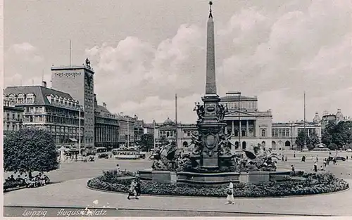 AK Leipzig. Augustusplatz, Postkarte, gebraucht, gut 274506