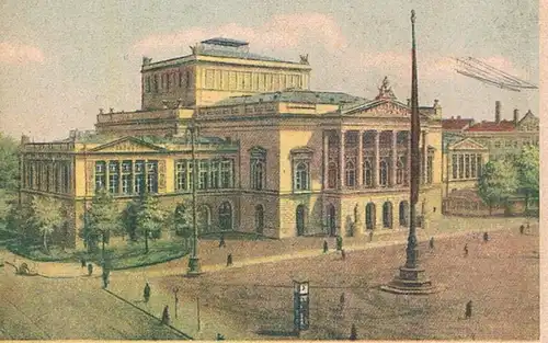 AK Leipzig. Neues Theater, Postkarte. Nr. 5014, Kunstverlag Fr. Lindner