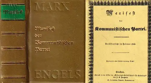 Buch: Manifest der kommunistischen Partei, Marx, Karl / Engels, Friedrich. 1978