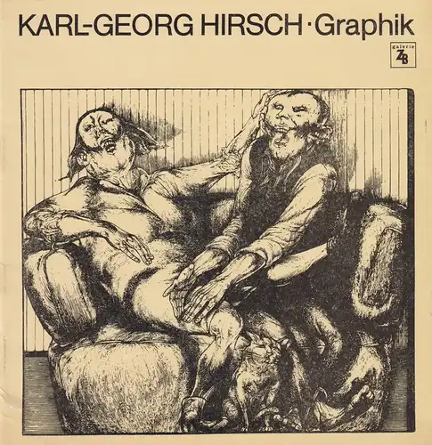 Buch: Karl-Georg Hirsch: Graphik, 1984, Galerie Zentralbuchhandlung, Ausstellung