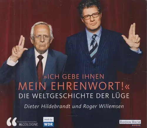 Doppel-CD: Willemsen, Hildebrandt, Ich gebe Ihnen mein Ehrenwort. 2007