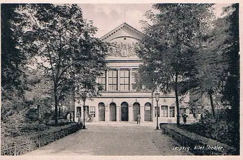 AK Leipzig. Altes Theater, Postkarte, gebraucht, gut 274483