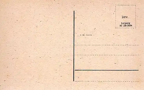 AK Leipzig. Das Gohliser Schlößchen, Postkarte. M 129/2854, gebraucht, gut