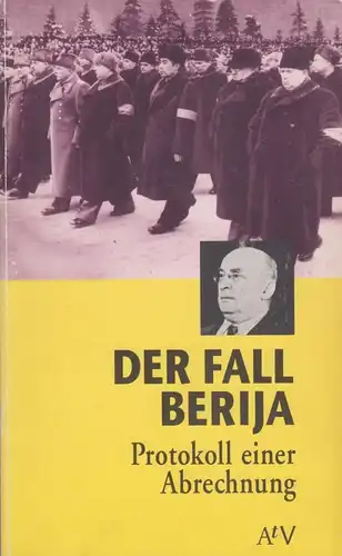 Buch: Der Fall Berija - Protokoll einer Abrechnung, Knoll, Viktor / Kölm, Lothar