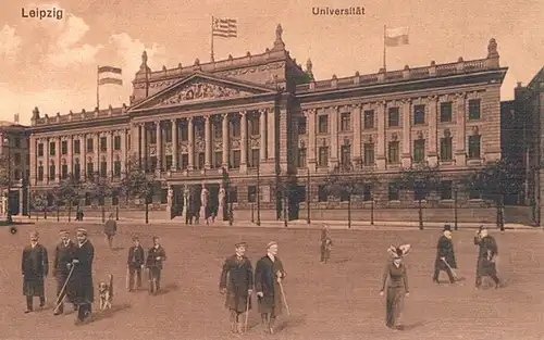 AK Leipzig. Universität, Postkarte. No. 256, gebraucht, gut