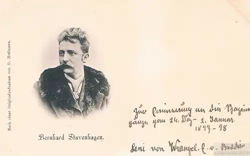 AK Bernhard Stavenhagen, Postkarte. Nr. 112, Kunstverlag Putze & Hölzer