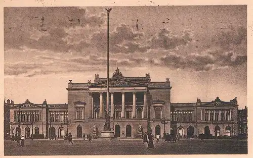 AK Leipzig. Neues Theater. ca. 1919, Postkarte. 1919, gebraucht, gut