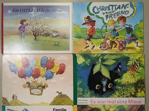 10 Pappkinderbücher: Schneeflöckchen, Fröhliche Feste, Familie Meise ...