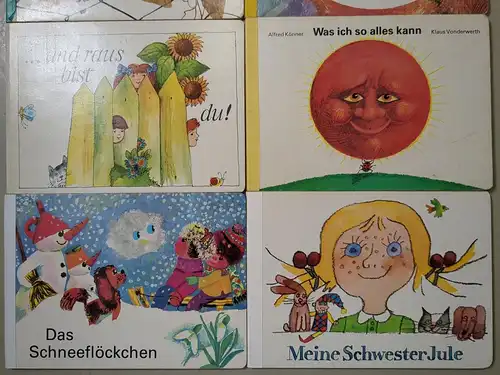 10 Pappkinderbücher: Schneeflöckchen, Fröhliche Feste, Familie Meise ...