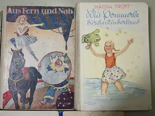 12 Mädchenbücher: Nesthäkchen, Goldköpfchen, Lebensglück, Pommerle, Lori ...
