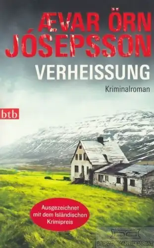 Buch: Verheißung, Jósepsson, Aevar Örn. Btb, 2012, btb Verlag, Kriminalroman