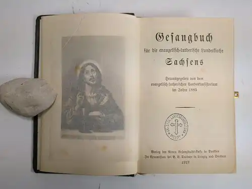 Buch: Gesangbuch für die evangelisch-lutherische Landeskirche Sachsens, 1927