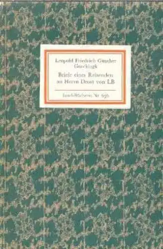 Insel-Bücherei 656, Briefe eines Reisenden an Herrn Drost von LB, Goeckingk
