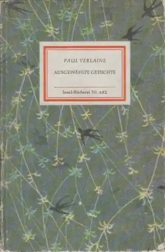 Insel-Bücherei 682, Ausgewählte Gedichte, Verlaine, Paul. 1983, Insel-Verlag