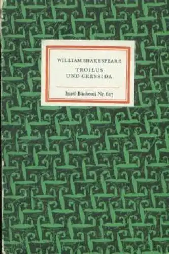Insel-Bücherei 627, Troilus und Cressida, Shakespeare, William. 1978
