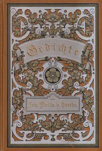 Buch: Gedichte, Goethe, Johann Wolfgang von, Verlag Otto Hendel, gebraucht, gut