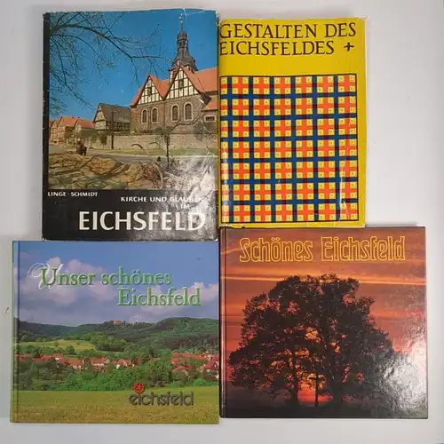 4 Bücher Eichsfeld: Gestalten des Eichsfeldes; Kirche und Glauben im Eichsfeld..