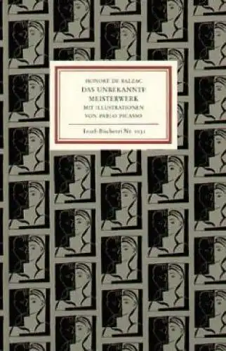 Insel-Bücherei 1031, Das unbekannte Meisterwerk, Balzac, Honore de. 1988