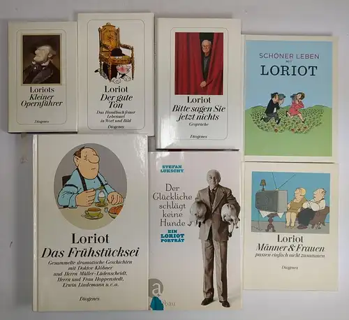 7 Bücher Loriot: Frühstücksei, Opernführer, Schöner leben, Der gute Ton ...