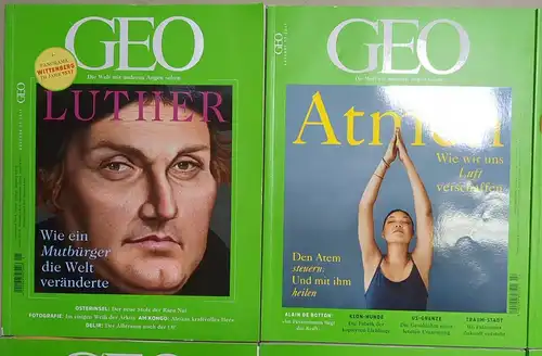 GEO Magazin Jahrgang 2017, Hefte 1-12 (komplett), Gaede, Gruner + Jahr
