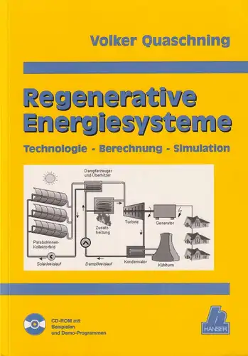 Buch: Regenerative Energiesysteme, Quaschning,  Volker, 1998, Carl Hanser Verlag