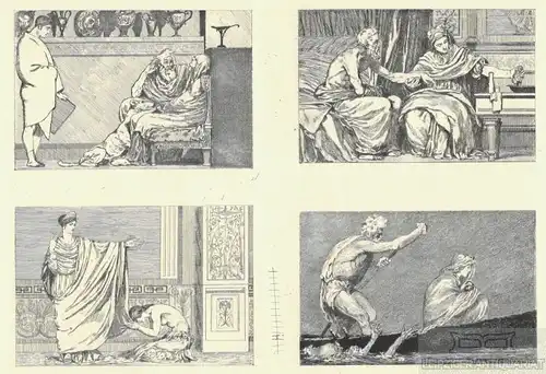Radierung: Amor und Psyche. Blatt 21, Klinger, Max. Kunstgrafik, 1880