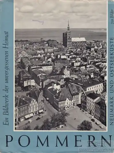 Buch: Pommern mit Neumark und Ostseeküste, Kraft, Adam / Naujok, Rudolf. 1963