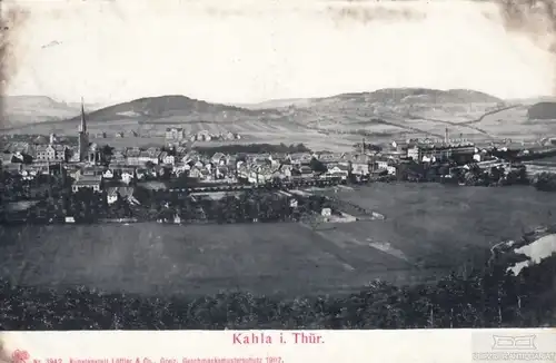 AK Kahla i. Thür.. ca. 1907, Postkarte. Serien Nr, ca. 1907, gebraucht, gut