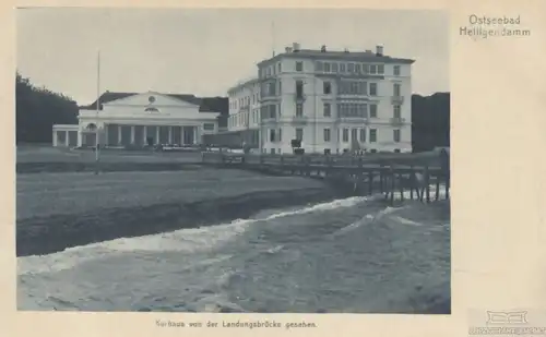 AK Ostseebad Heiligendamm. Kurhaus von der Landungsbrücke gesehen... Postkarte