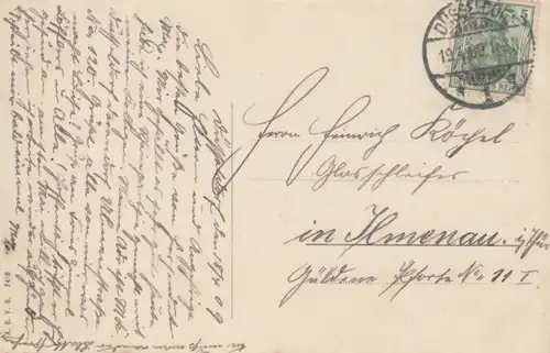 AK Düsseldorf. Schadowstrasse. ca. 1909, Postkarte. Serien Nr, ca. 1909, A.B.V.B